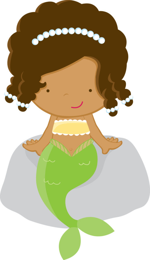 Desenhos - Clipart Sirena (519x900)