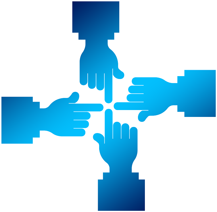 Hands Finger Touch Team Png Image - Finger (1280x853)