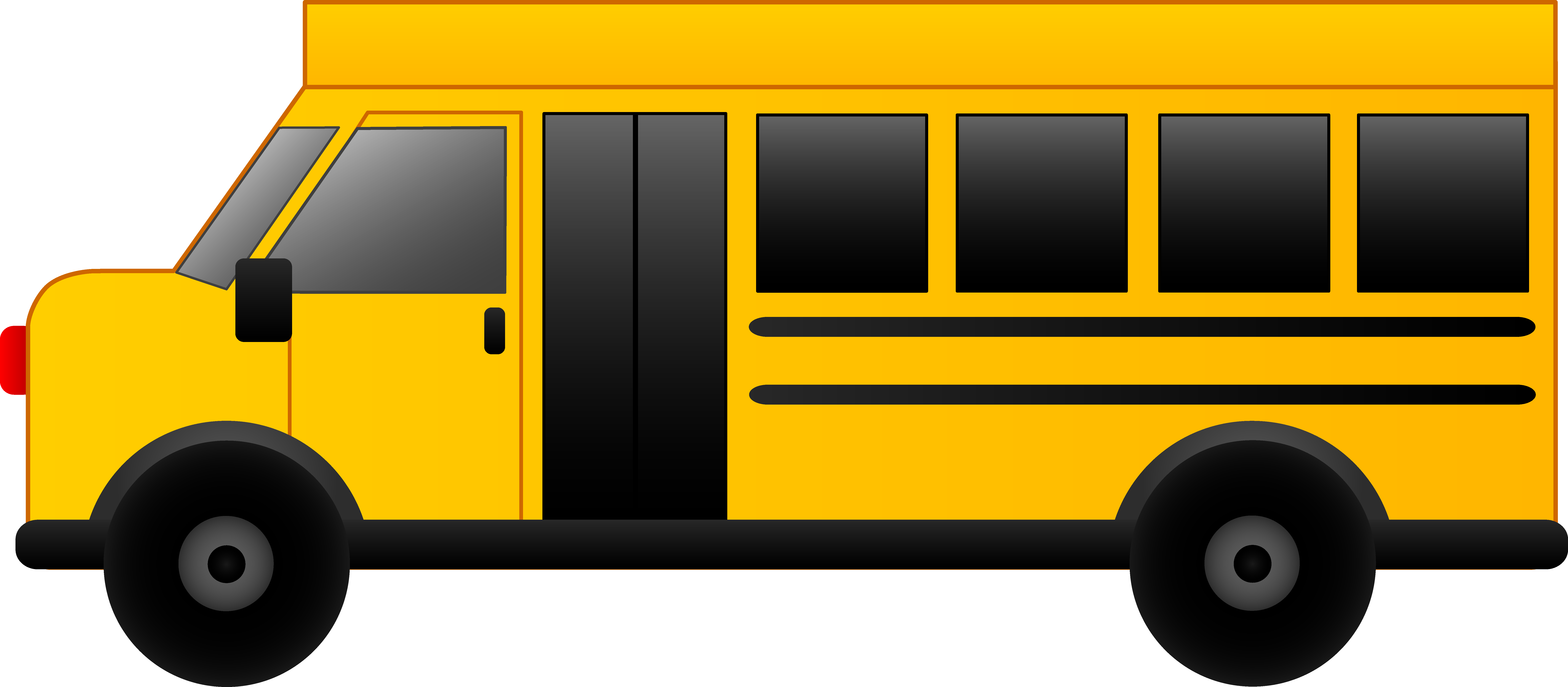 Transportation Clipart School Bus - Schoolbus Clipart Png (8820x3863)