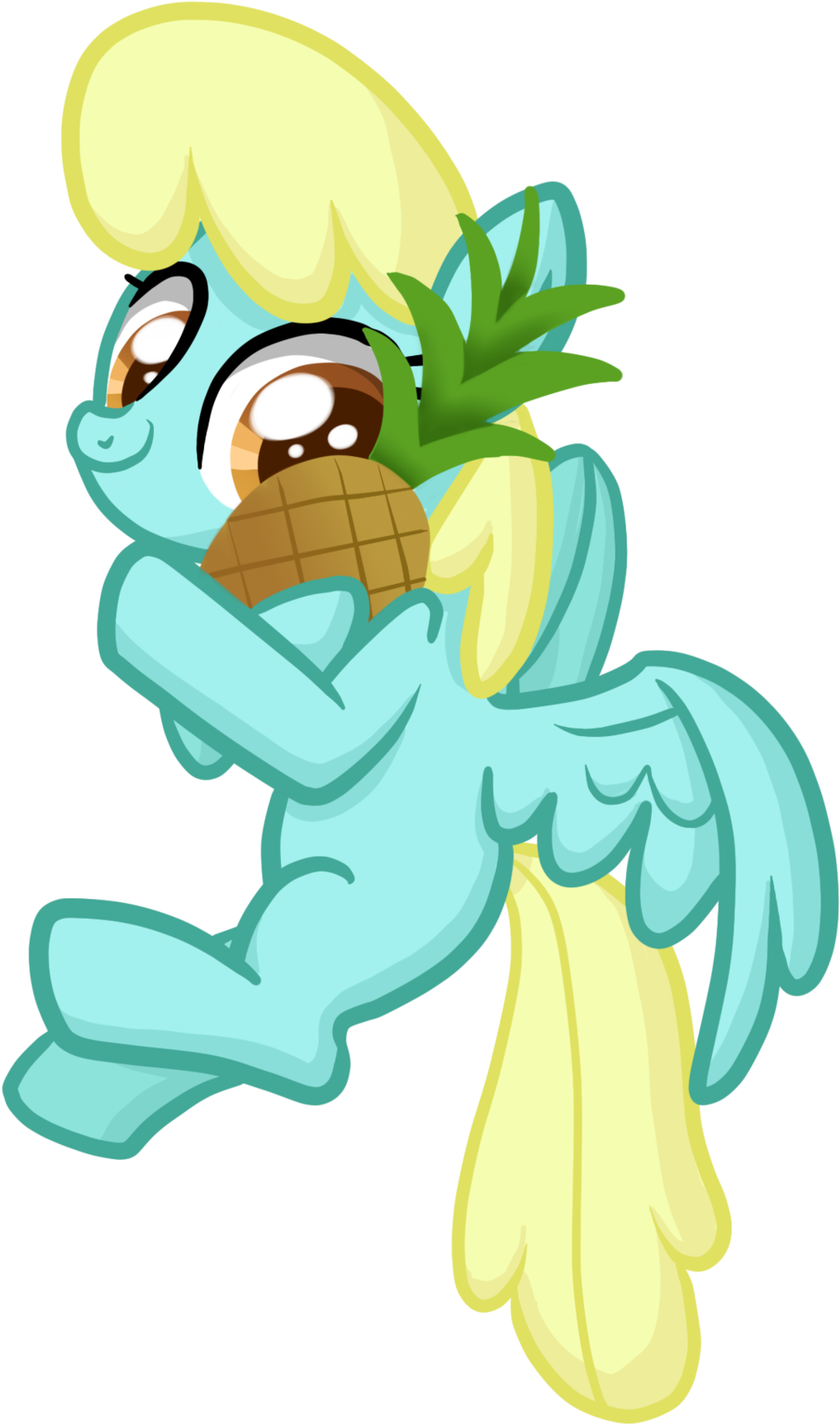 Pineapple Pony By Thecheeseburger Pineapple Pony By - My Little Pony Pineapple (1024x1687)