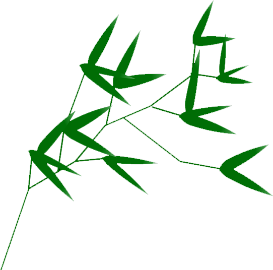 Giant Panda Bamboo Cartoon Clip Art - Bamboo (542x536)