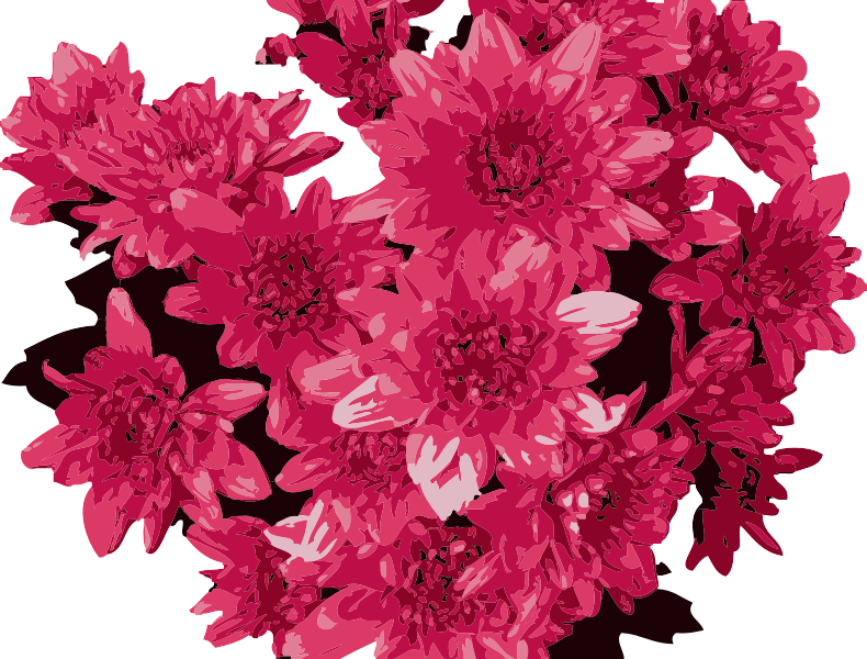 Go To Image - Ein Blumenstrauß Roter Clipart Blumen Karte (790x600)