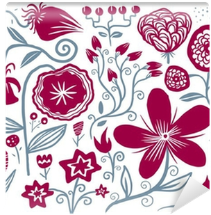 Hand Drawn Flowers (400x400)