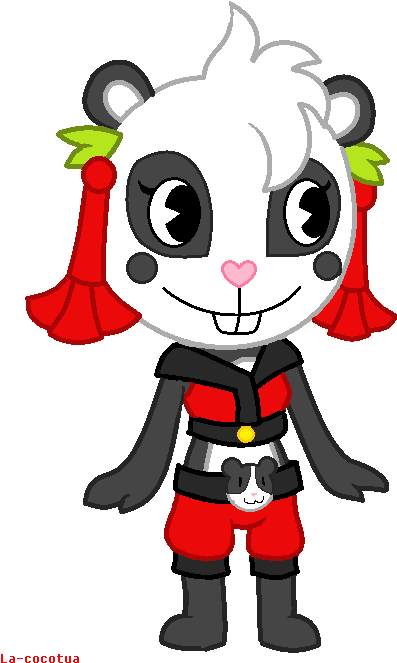 Htf Oc Bamboo By La-cocotua - Cartoon (430x688)