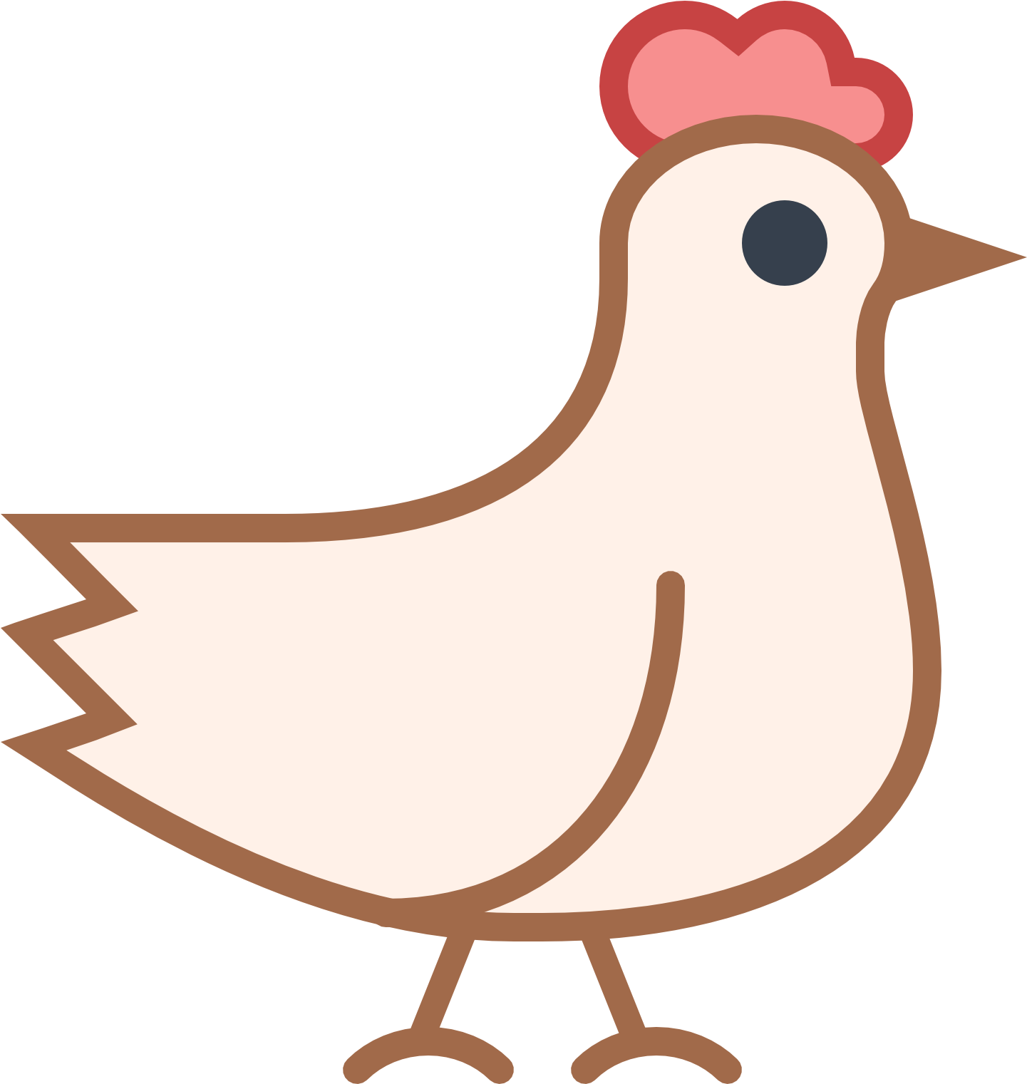 Image - Chicken Icon (1600x1600)