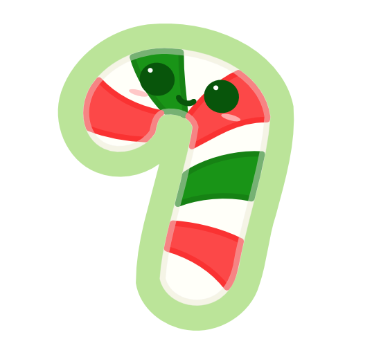 Large Transpa Christmas Candy Cane Png Clipart Gallery - Cartoon (550x516)