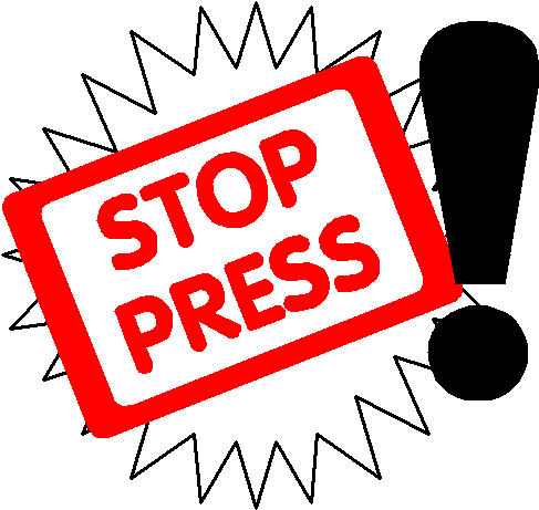 News Release Of The Week - Stop The Presses Clip Art (491x468)