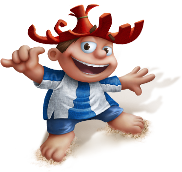 Punchy , 216kb - Hawaiian Punch Guy (373x353)