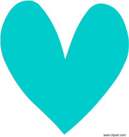Aqua Heart, Free Clipart - Blue Heart Icon Facebook (450x450)