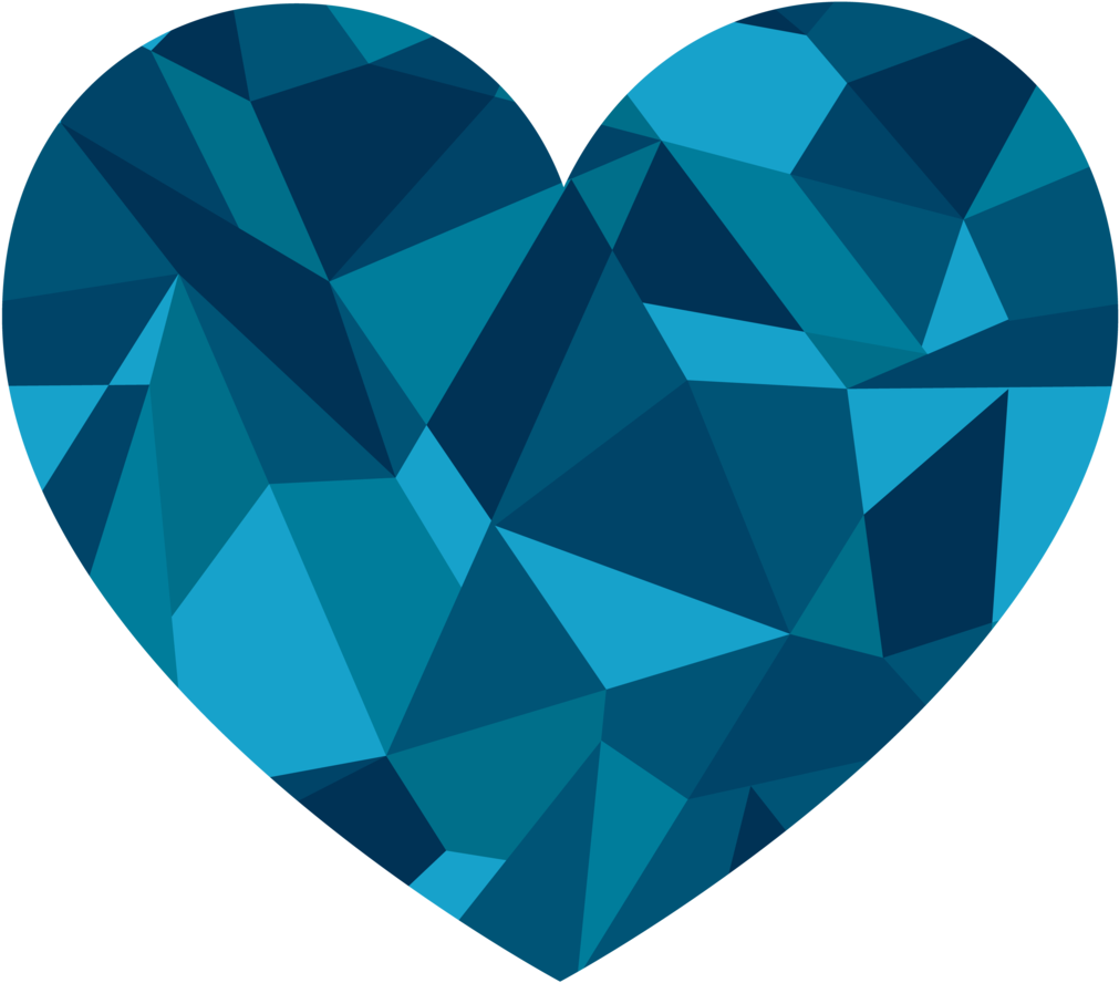 Sapphire Heart By Mirumitsu Sapphire Heart By Mirumitsu - Blue Heart Transparent Background (1024x1026)