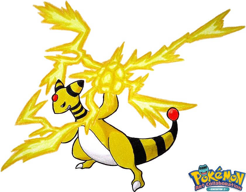 #181 Ampharos Used Thunder Punch And Magnet Rise In - Pokemon Go The Ultimate Full Guide By Mr Clarence Lefort (860x675)