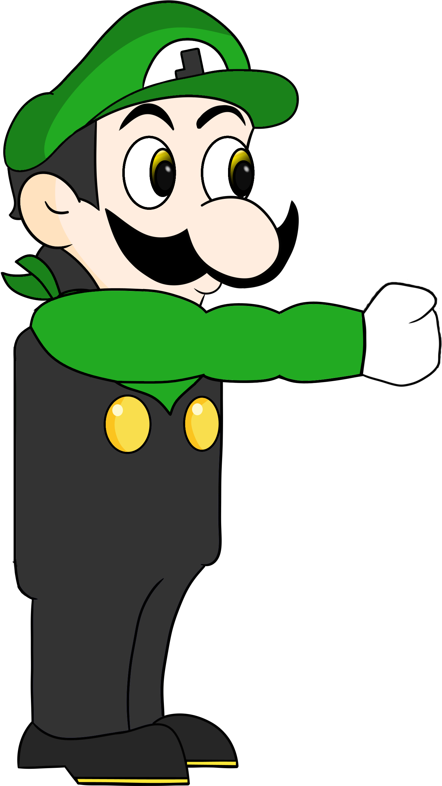 Weegee Ii Punch Sprite 2 - Weegee Ii Punch Sprite 2 (1450x2517)
