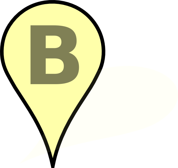 Pushpin Google Yellow Clip Art At Clker - Pushpin Google Yellow Clip Art At Clker (600x567)