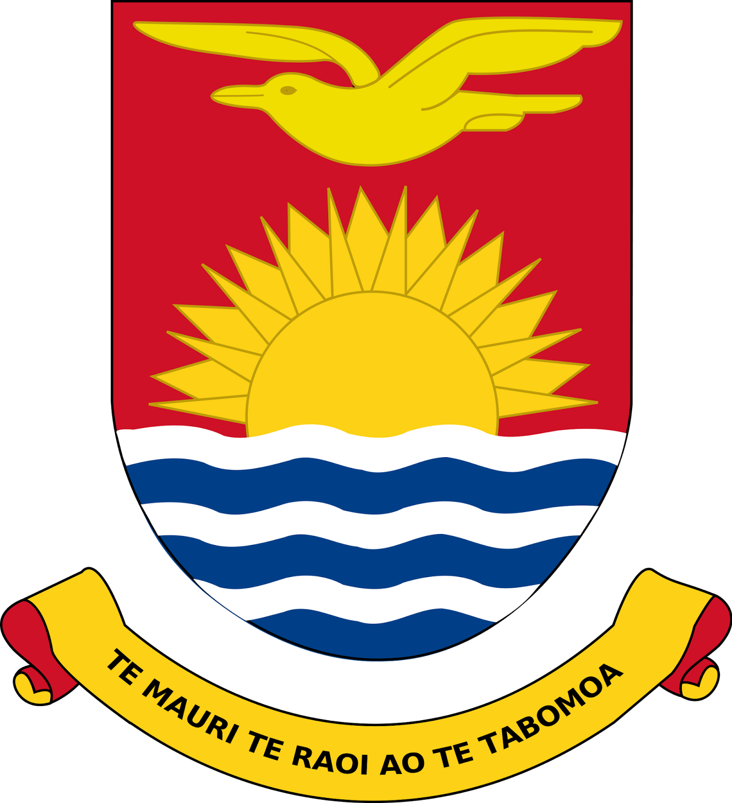 Kiribati Coat Of Arms - Kiribati Logo (1459x1600)