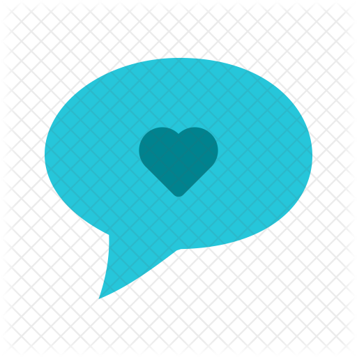 Love Chat Icon - Heart (512x512)