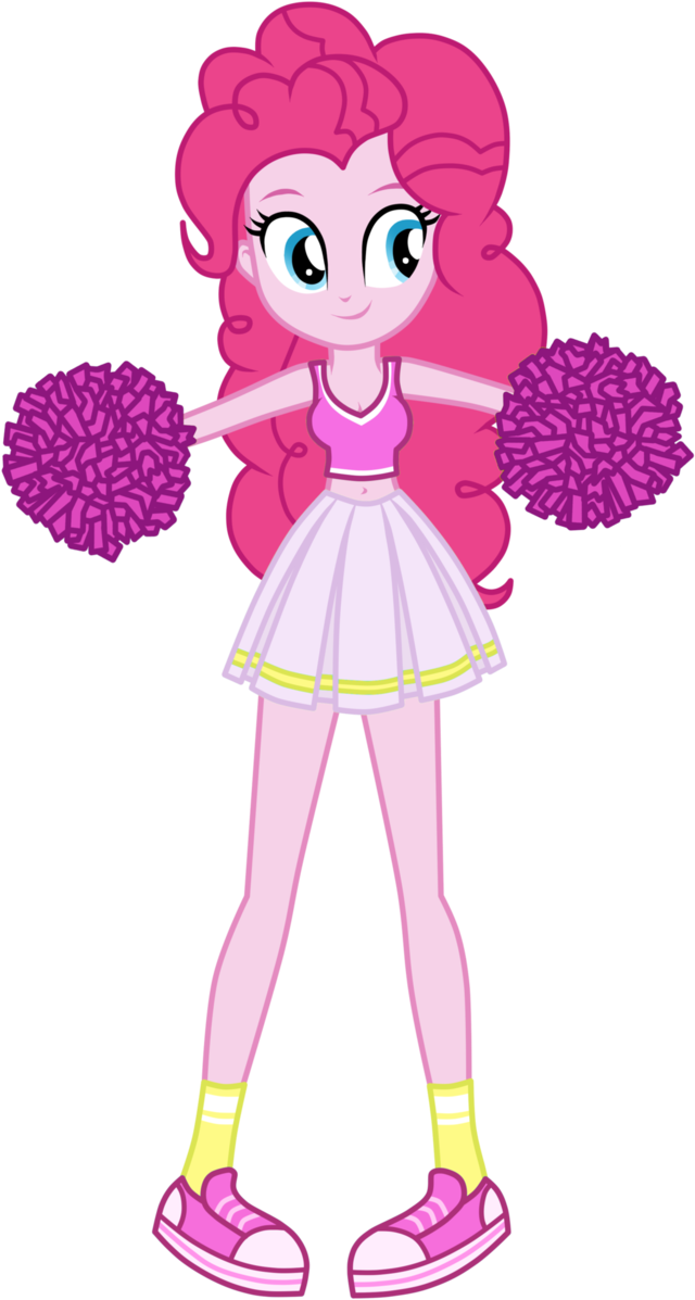 Cheerleader Pinkie Pie By Mixiepie - Equestria Girls Cheerleader (641x1246)