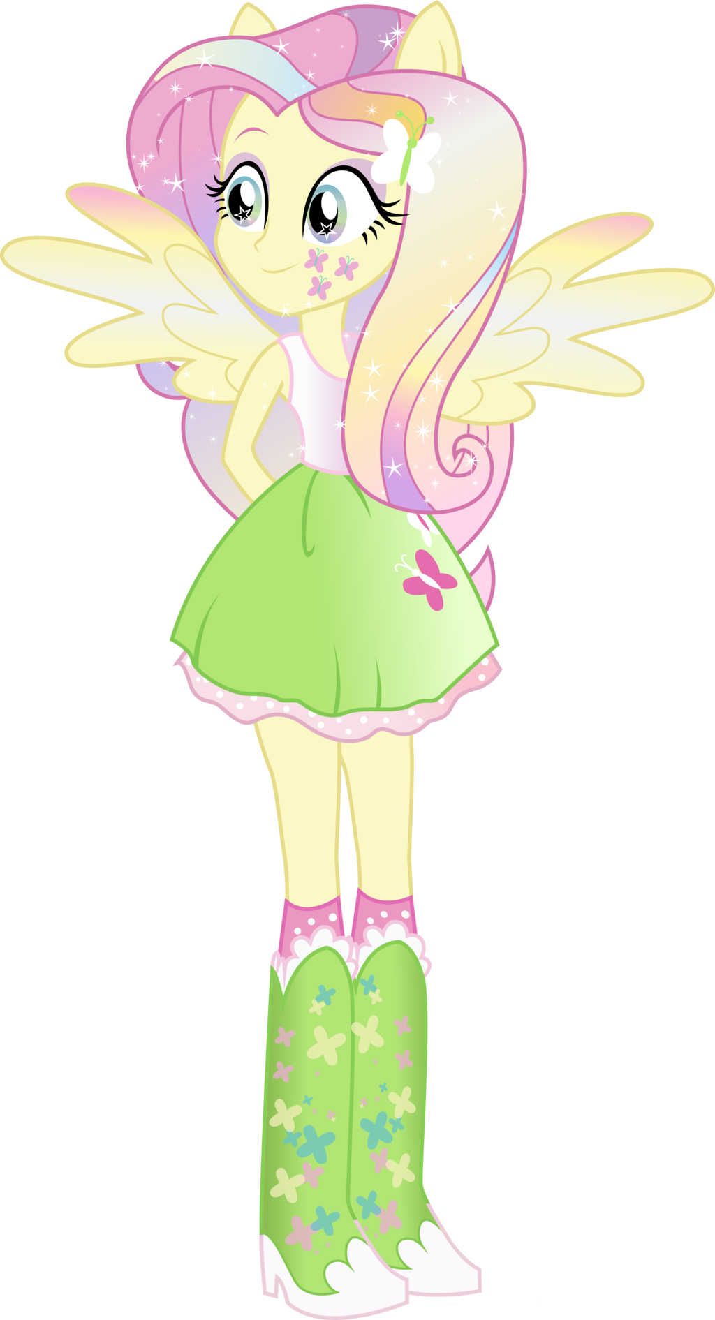 My Little Pony Equestria Girl Rainbow Rocks Fluttershy - My Little Pony Equestria Girls Fluttershy (1024x1891)
