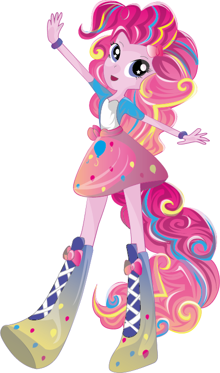 My Little Pony Coloring Pages Baby Fluttershy - Pinkie Pie Rainbow Power Style (435x736)