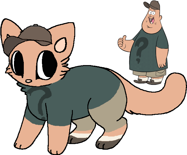 Soos Cat Design By Banananerd - Gravity Falls , Dipper, #farewelltothefalls Scarf (672x538)