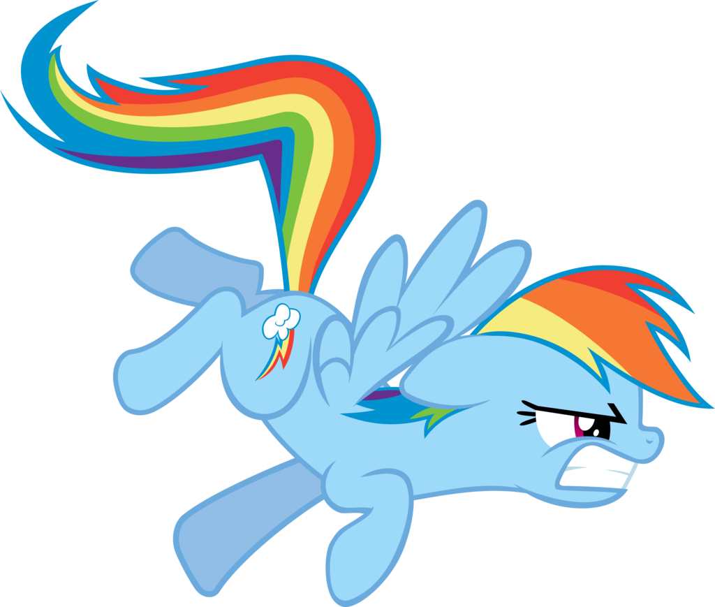 Mlp Angry Rainbow Dash.