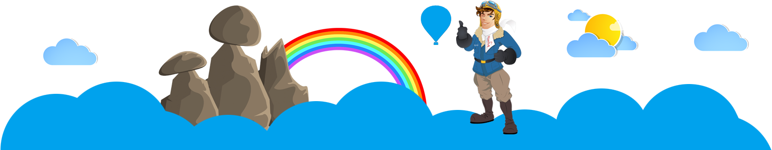 Cappadocia Voyager Balloons - Illustration (1573x318)