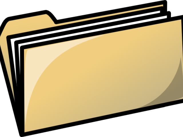 Folders Clipart Official Document - Folder Clip Art (640x480)