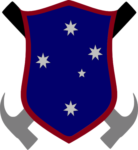 Rk Shield Clip Art At Clker - New Design Australian Flag (552x600)