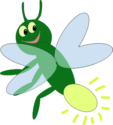 Insects Fireflies - Bugs Gross Motor Activities (382x425)