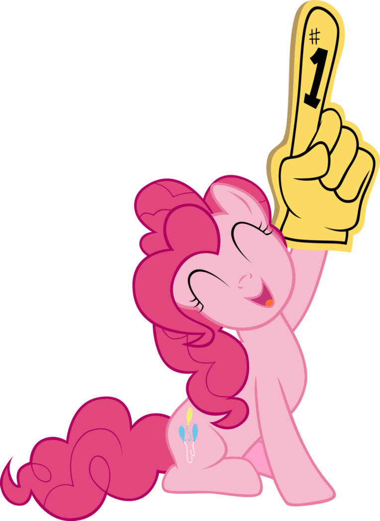 Pinkie Pie Giving A Big Hand By Elegantmisreader - Cartoon (900x1232)