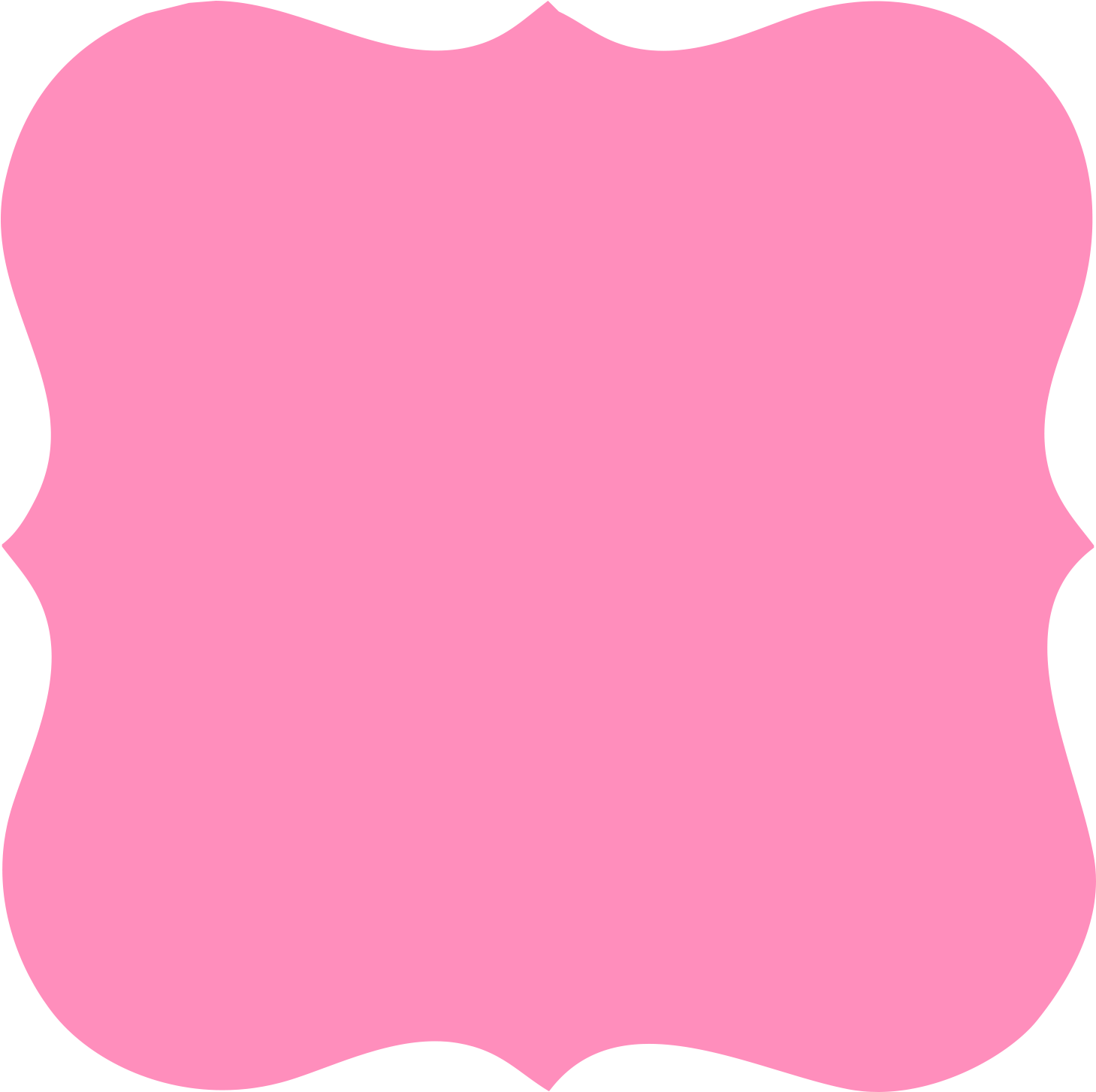 Bordes Y Marcos Del Clipart De Unicornios Para Scrapbook - Clip Art (1600x1600)