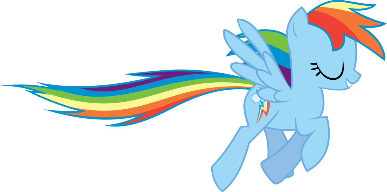 Rainbow Dash Flying Fa - Mlp Rainbow Dash Super Speed (1280x636)