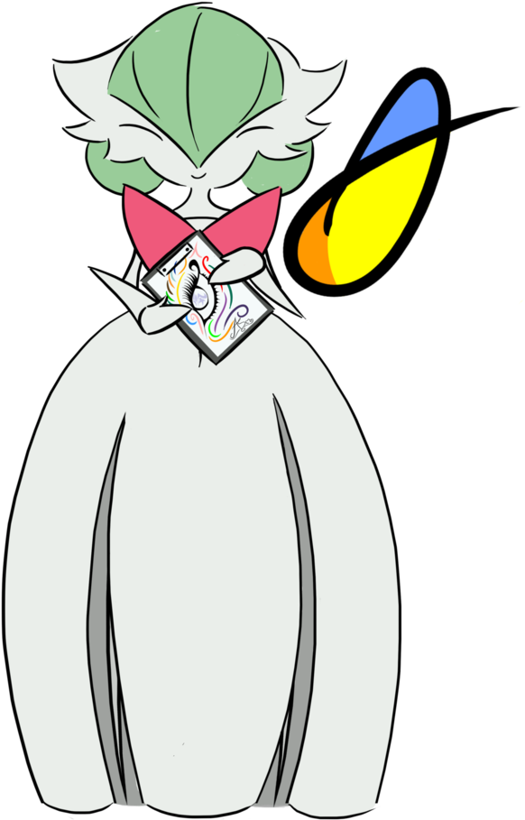 Mega Gardevoir Holding A Picture By Archiefirefly - Cartoon (831x962)