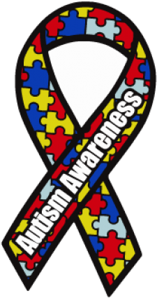 Easy Free Cliparts - Autism Awareness Ribbon Color (518x518)