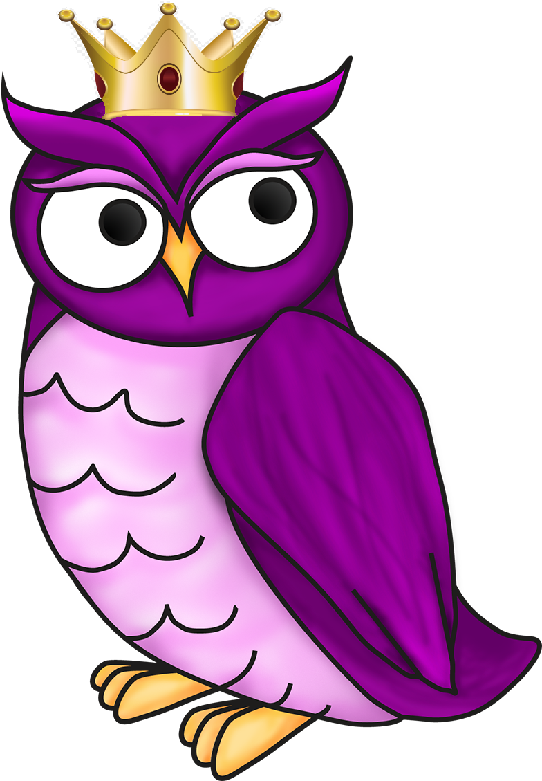 An Owl Wearing A Crown - Excelsior College (1200x1200)