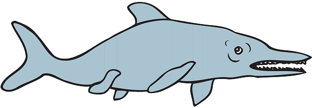 Aquatic Simple, Fish, Art, Tail, Ancient, Aquatic - Ancient Fish Transparent (640x320)