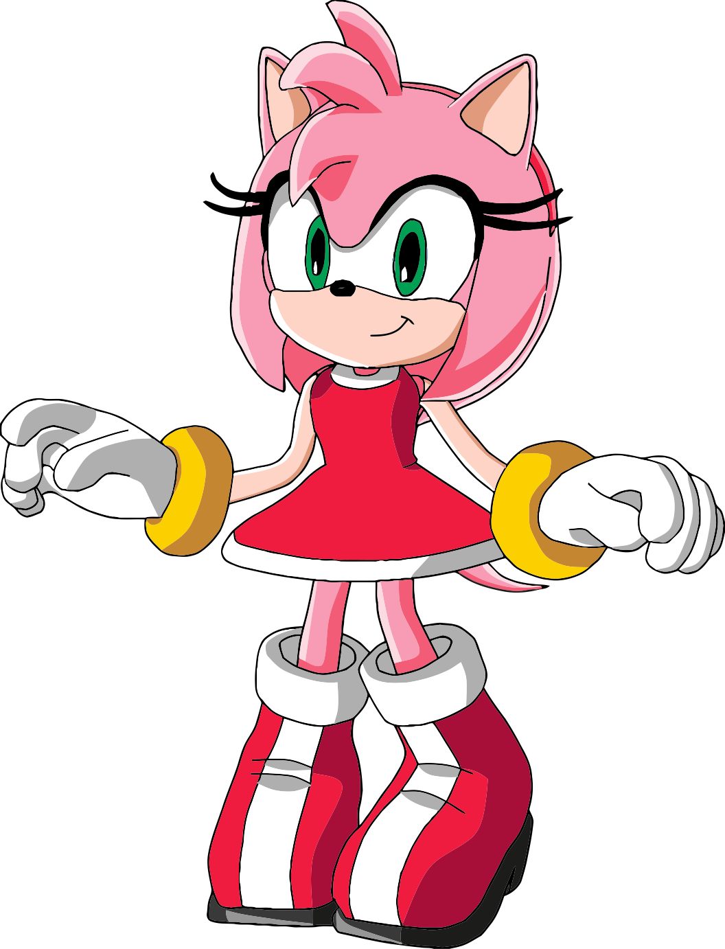 En Facebook Tengo Una Pagina - Amy Rose De Sonic (1056x1382)