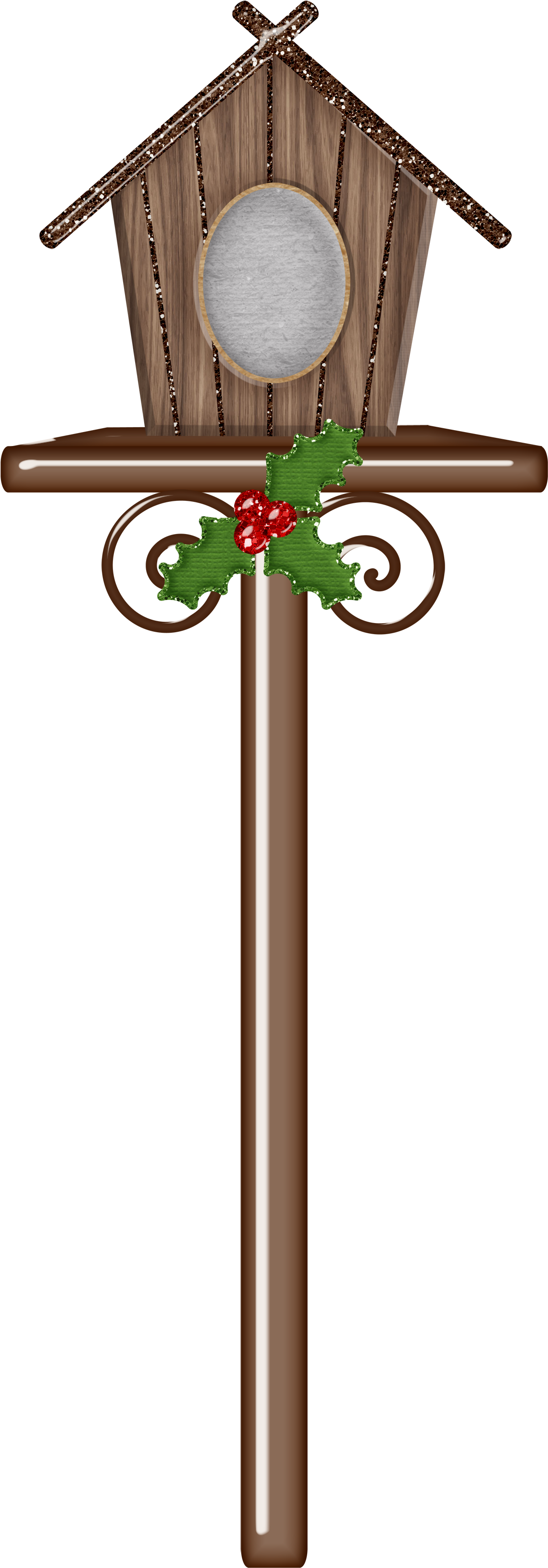 Christmas Bird House Clip Art - Clip Art (1188x3300)