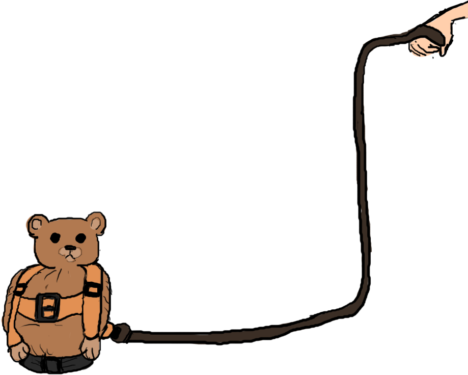 Leash Animals - Teddy Bear (924x744)