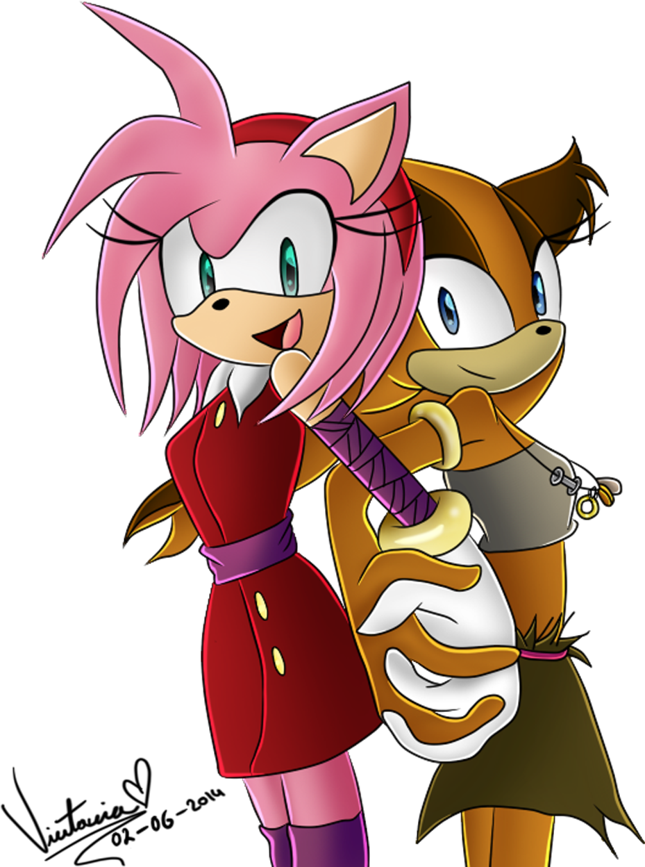 Amy - Sticks And Amy Sonic Boom (1055x1281)