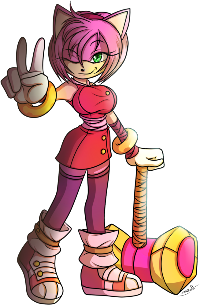 Sonic Boom Amy Rose By Tatara94 On Deviantart - Amy Rose Sonic Boom (774x1032)