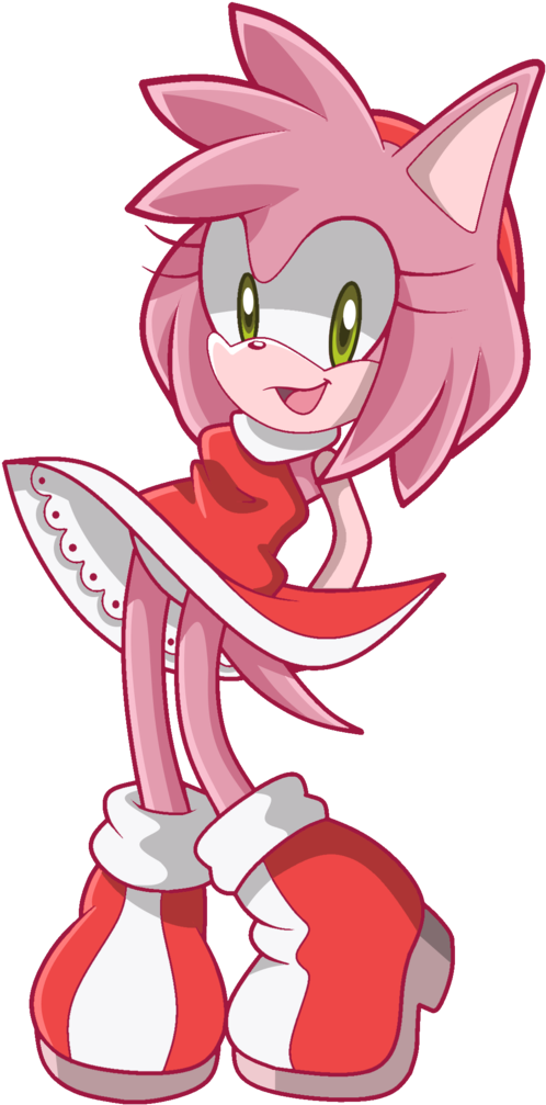Amy Rose The Hedgehog By Siient Angei D9rztw5 Feedyeti - Amy Rose Panty Shot (600x1062)