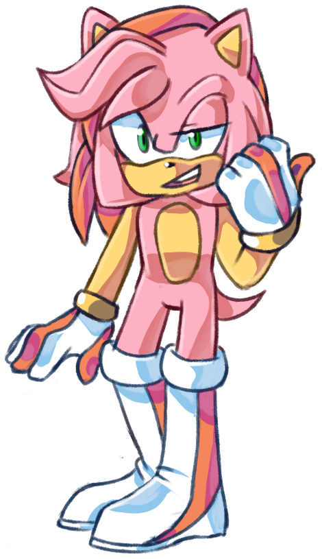 Amy Rose Gender Bender - Gender Bender (483x862)