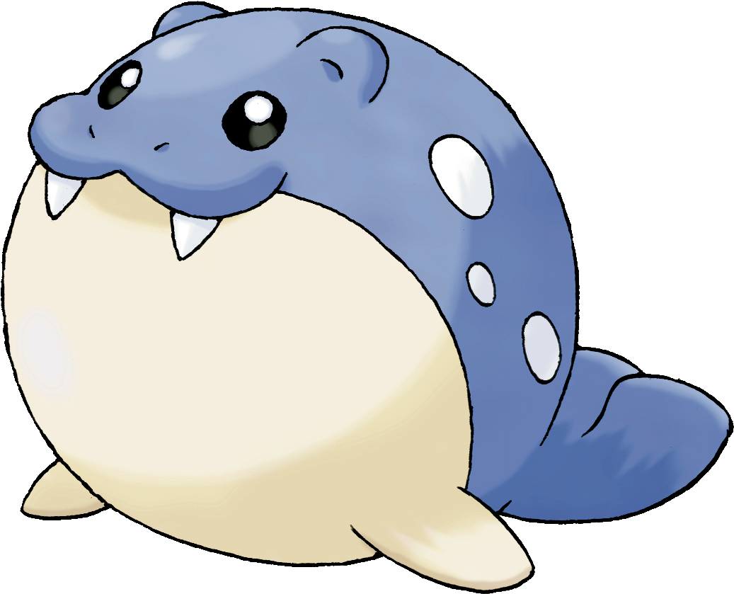 Water Type Pokemon - Pokemon Spheal (1055x1055)