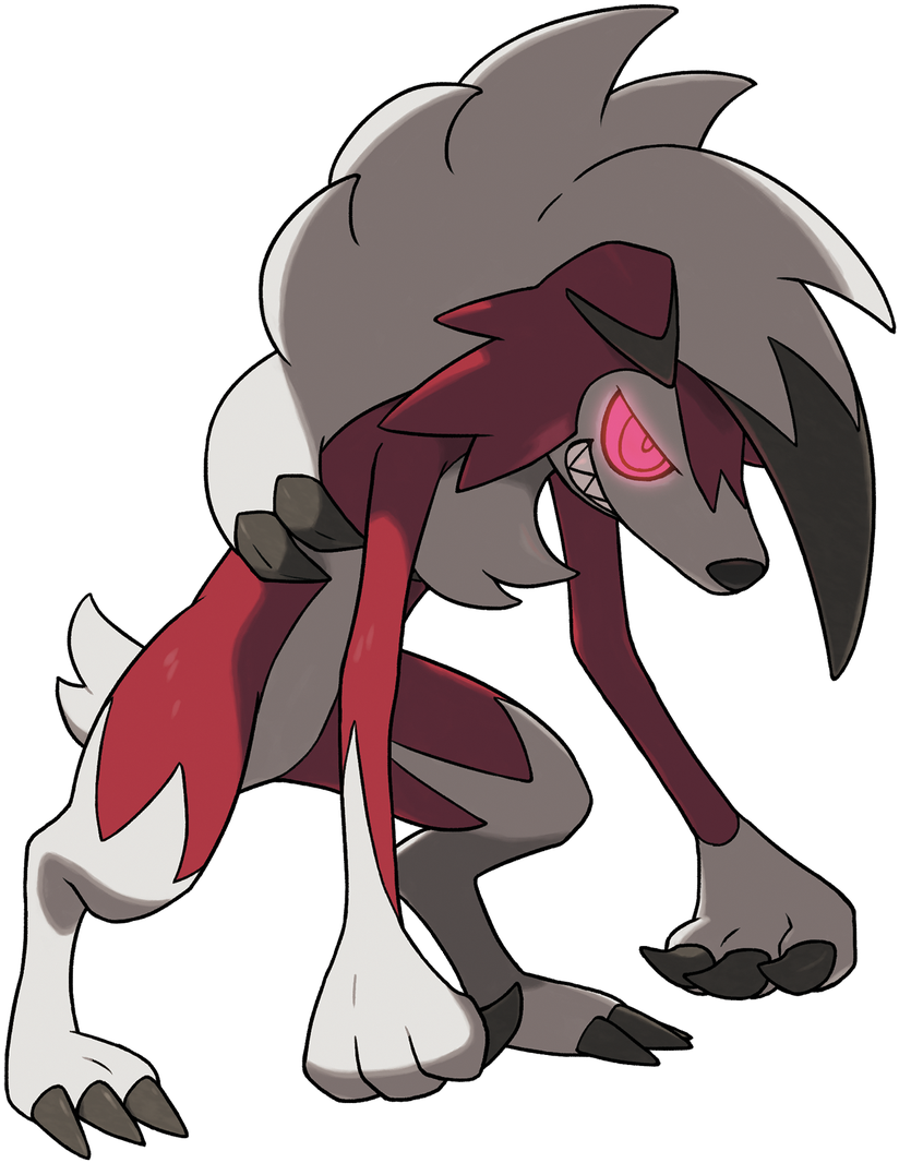 Wolf Type Of Pokemon Maybe Ice Type - Pokemon Lycanroc (1015x1200)