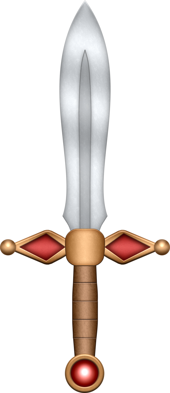 Loz Cartoon Crissword By Blueamnesiac - Dagger Png Crtoon (587x1359)