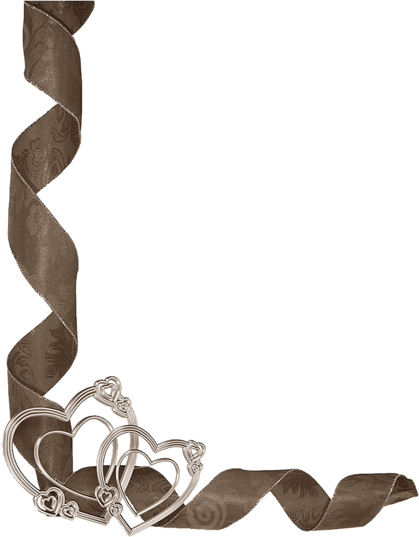 Coins, Page, Stationary, Clip Art, Ornaments, Ribbons, - Bordure De Page Mariage Gratuit (640x800)