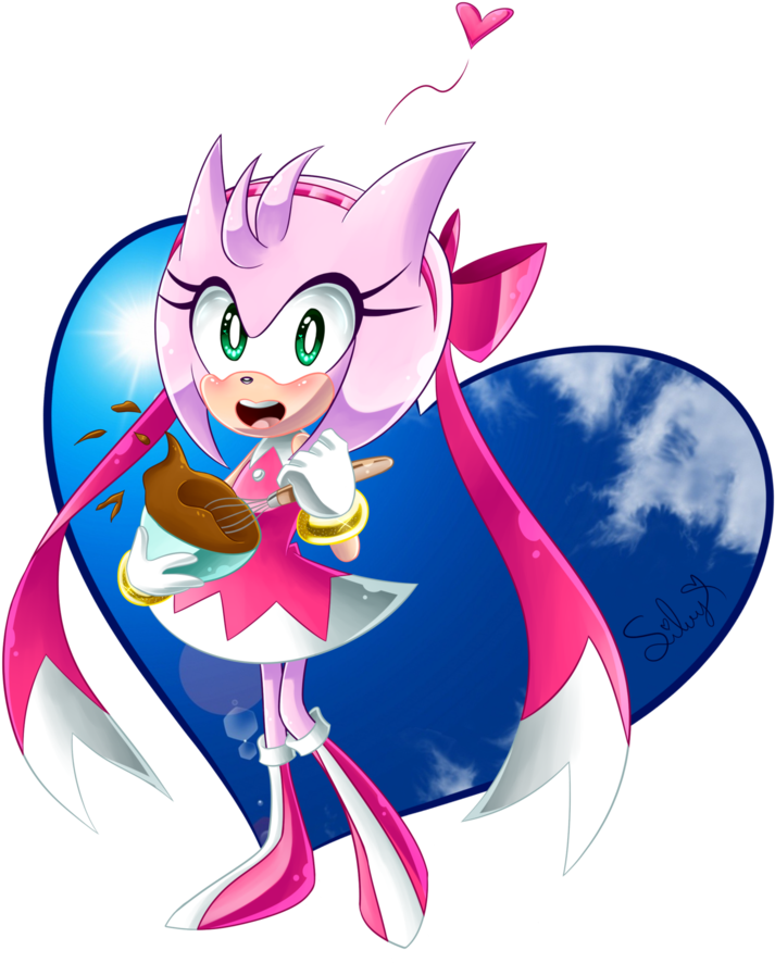 Skyline By Sweetsilvy - Sonic Skyline Amy Rose Fan Art (804x993)