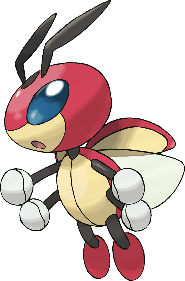 Ledian Is A Bug/flying Type Pokémon Introduced In Generation - Red Bug Type Pokemon (712x1080)