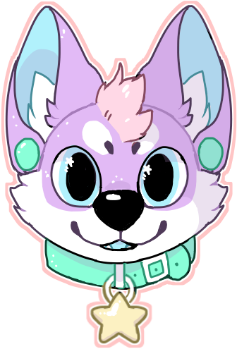 Cr - Soyyemilk - Furry Badge Rust Flur Star (470x600)