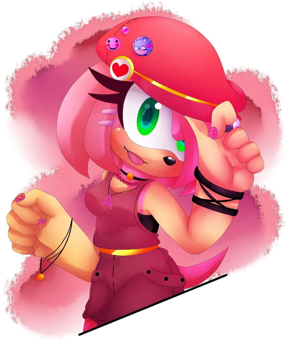 Amy Rose By Luciolez - Amy Rose (1024x1251)